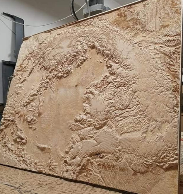 Dombor térkép marás